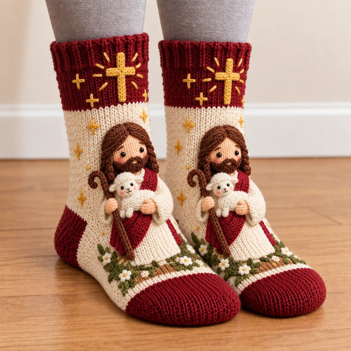 (🎁Last Day 49% OFF)🎅✨3D Nativity Christmas Socks🎄