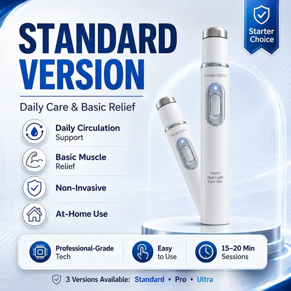🔥LAST DAY 49% OFF🔥 - 💪Alcuras® Men's Ultrasonic Shock Wave Therapy Care Pen | Advanced Acoustic Wave Technology | Boost Circulation, Relieve Pain & Support Male Performance Confidence 💪