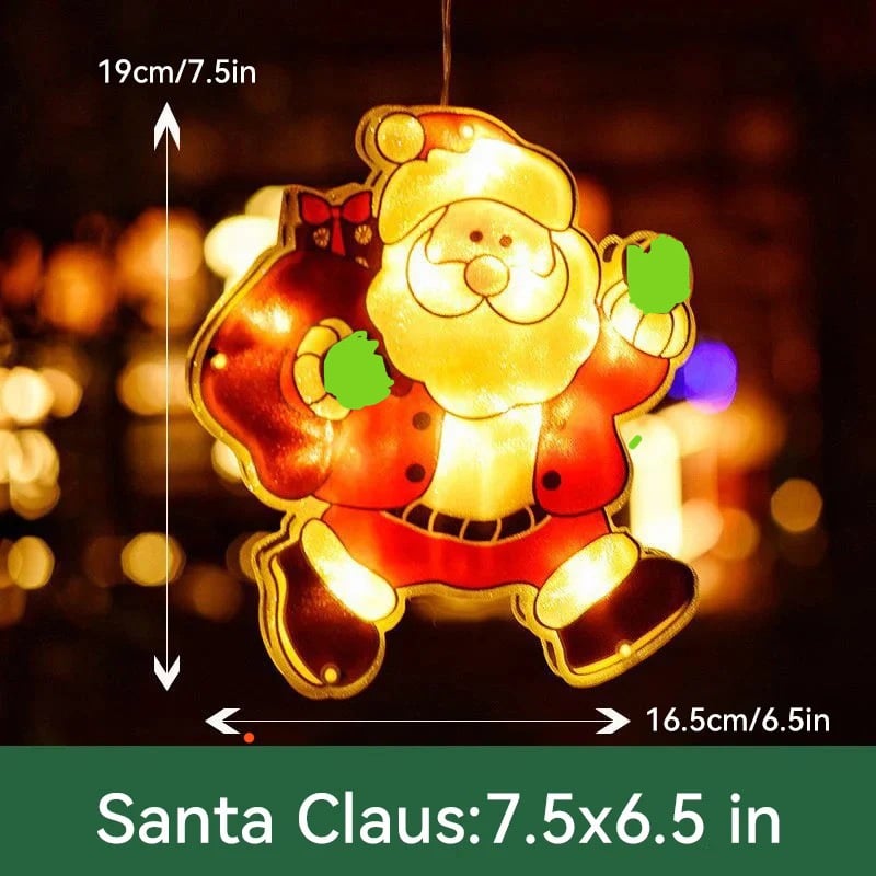 🎁Last Day 49% OFF - ✨🎄Christmas Window Hanging Lights