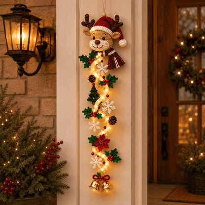 (🎁Last Day 49% OFF)🎅✨Glowing Christmas Door Hanger