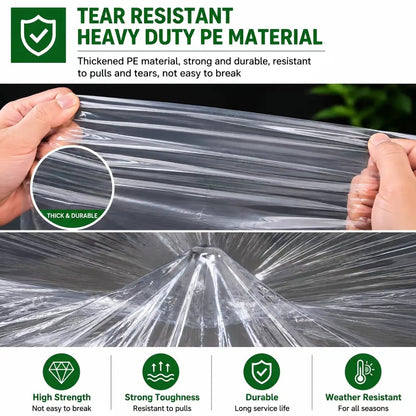 (🎁Last Day 49% OFF)🌧️RainShield ProTM Transparent Waterproof Tarp – Heavy-Duty Outdoor Cover with Secure Grommets