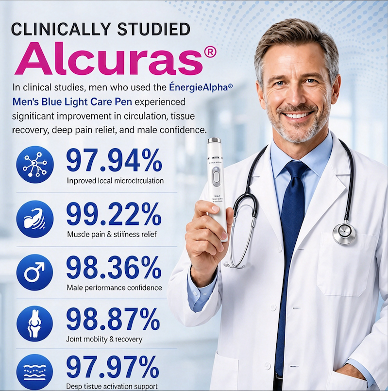 🔥LAST DAY 49% OFF🔥 - 💪Alcuras® Men's Ultrasonic Shock Wave Therapy Care Pen | Advanced Acoustic Wave Technology | Boost Circulation, Relieve Pain & Support Male Performance Confidence 💪